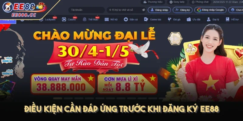 Điều kiện cần đáp ứng trước khi đăng ký EE88