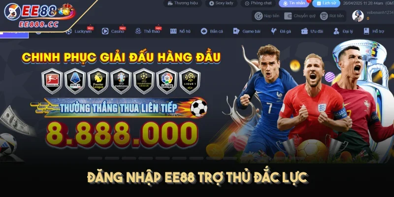 Đăng nhập EE88 trợ thủ đắc lực