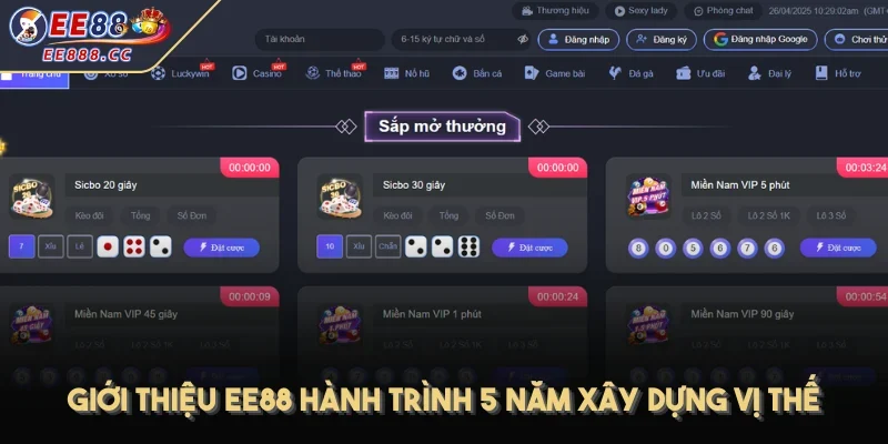 Giới thiệu EE88 hành trình 5 năm xây dựng vị thế