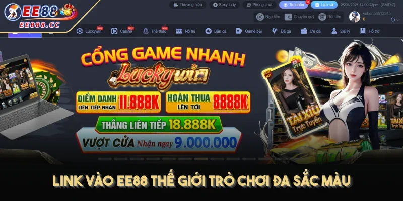 Link vào EE88 thế giới trò chơi đa sắc màu