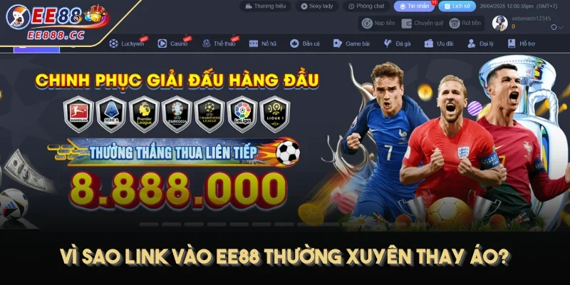 Vì sao Link vào EE88 thường xuyên thay áo?